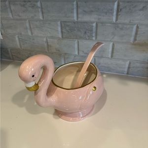 Pink Flamingo Punch Bowl